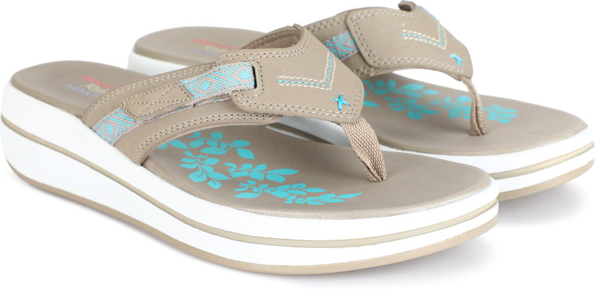 Flat Sandals Bayshore Skechers Taupe Sandals Skechers Women