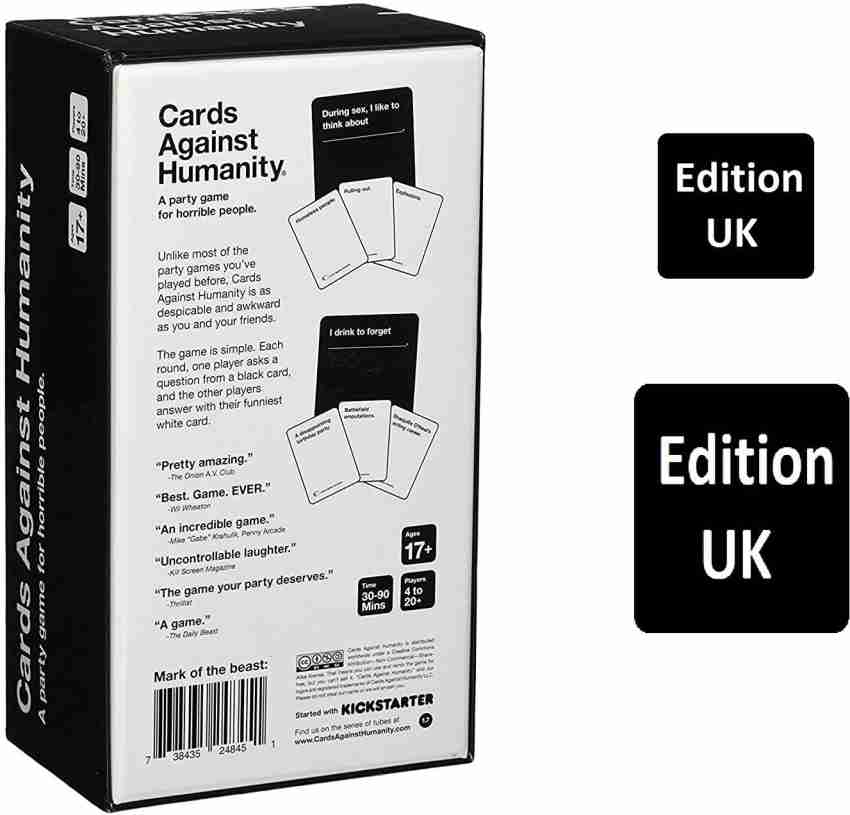 GEEKMONKEY Cards Against Humanity: UK Edition (A Party Game for