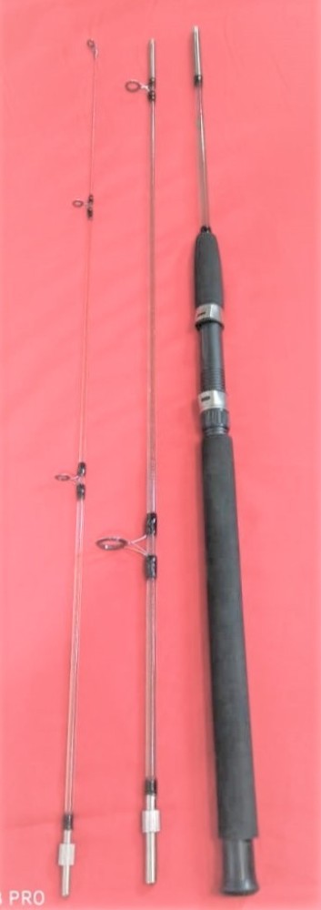 SPYROKING Ultralight Spinning Ring Sea & River Mini Telescopic Fishing Rod  JFRRED210-SKA216 Black Fishing Rod