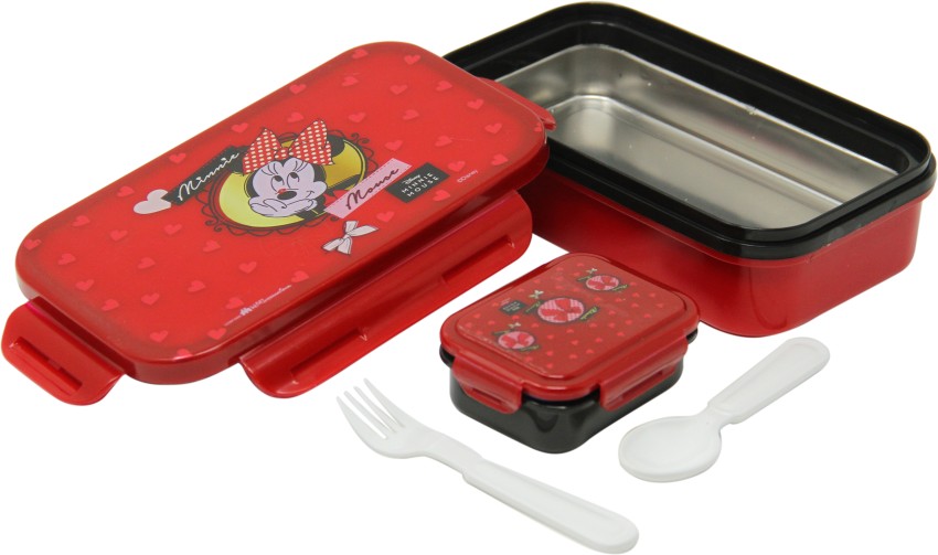 Wholesale Minnie Mouse Lunch box with cutlery - Oh My SKU: MN22068