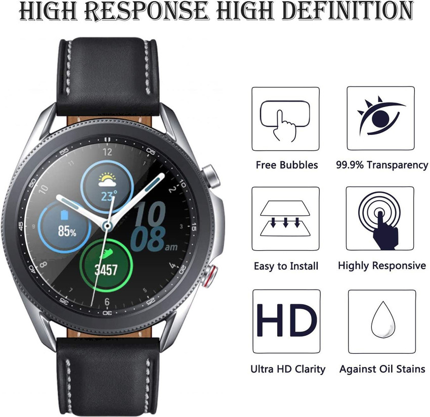 Samsung galaxy watch 3 tempered glass sales
