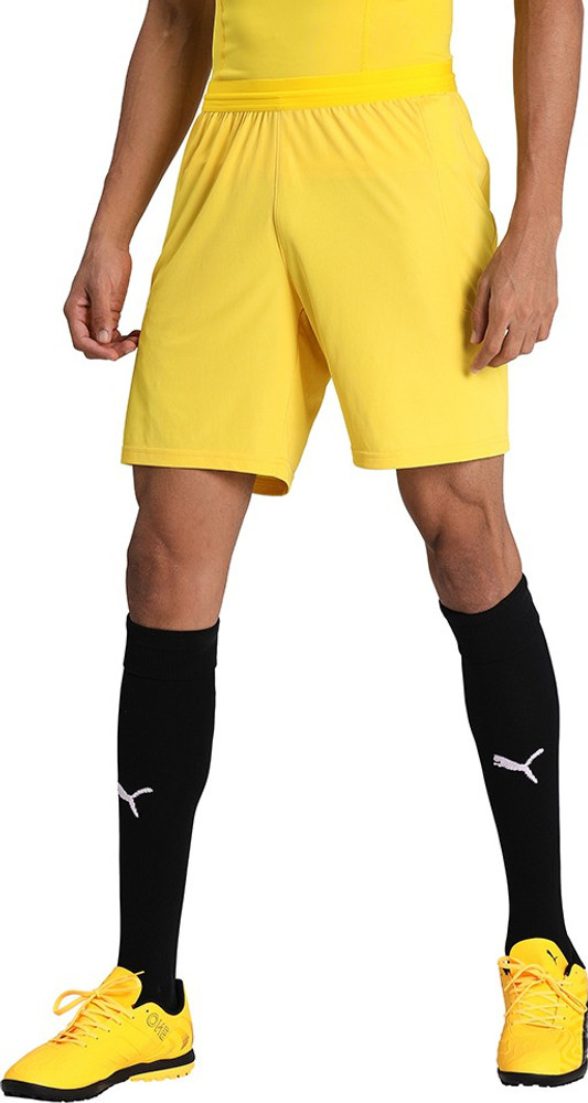 Puma track shorts yellow sales