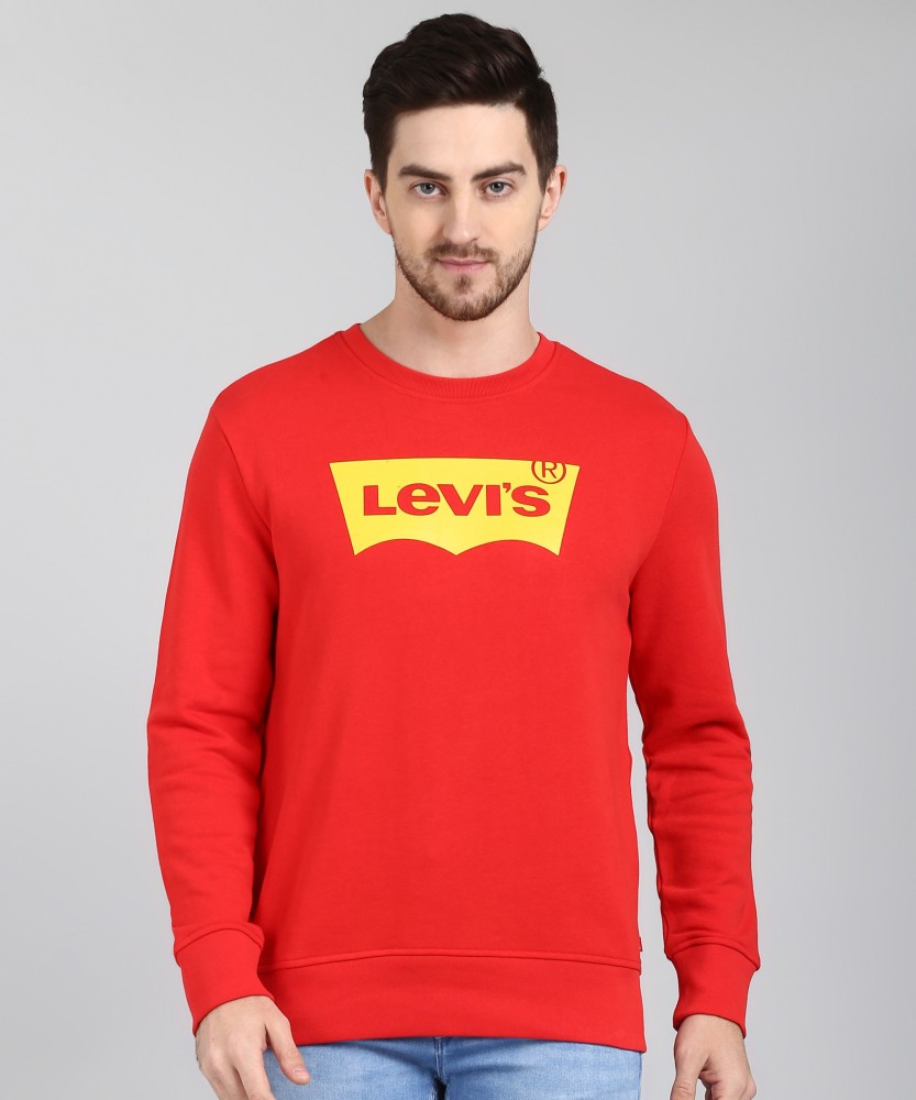 Levi's full sleeve printed clearance men's sweatshirt