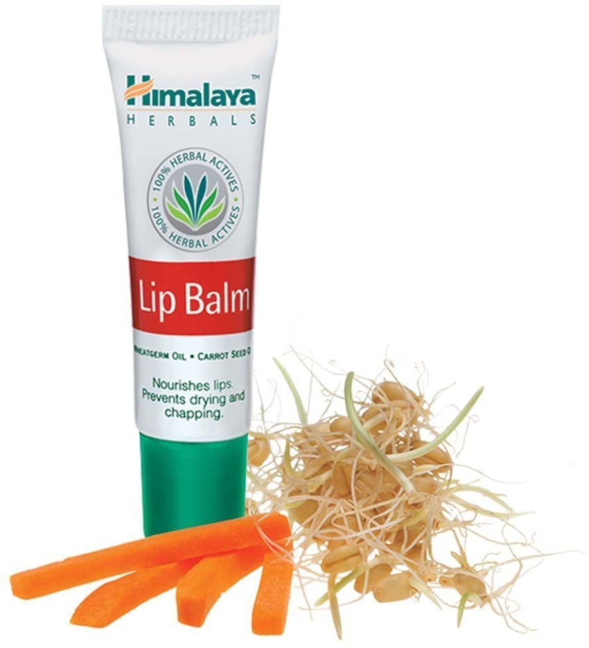 HIMALAYA Lip Balm , Pack of 1 with Wheat Germ and Carrot Seed Oil