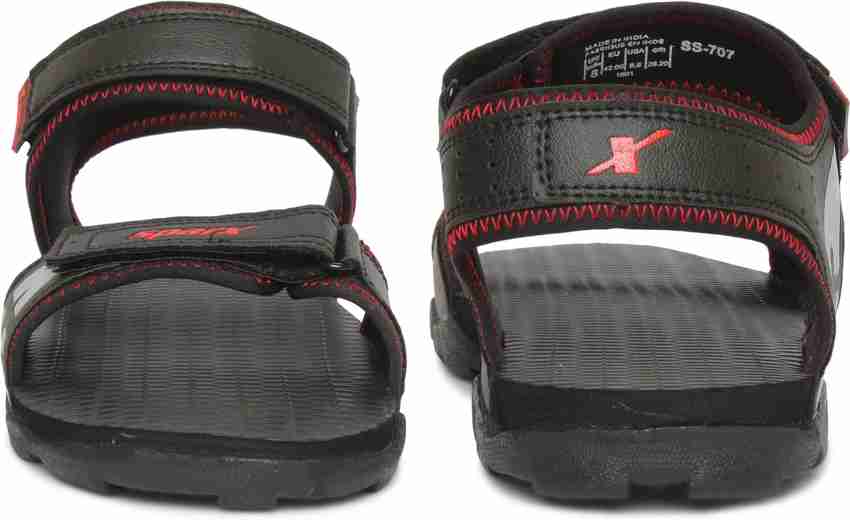 Sparx SS 707 Men Black Red Casual Buy Sparx SS 707 Men Black