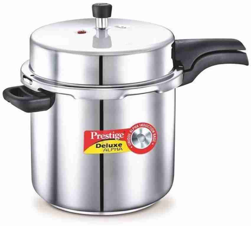 prestige deluxe stainless steel pressure cooker 8 litres price