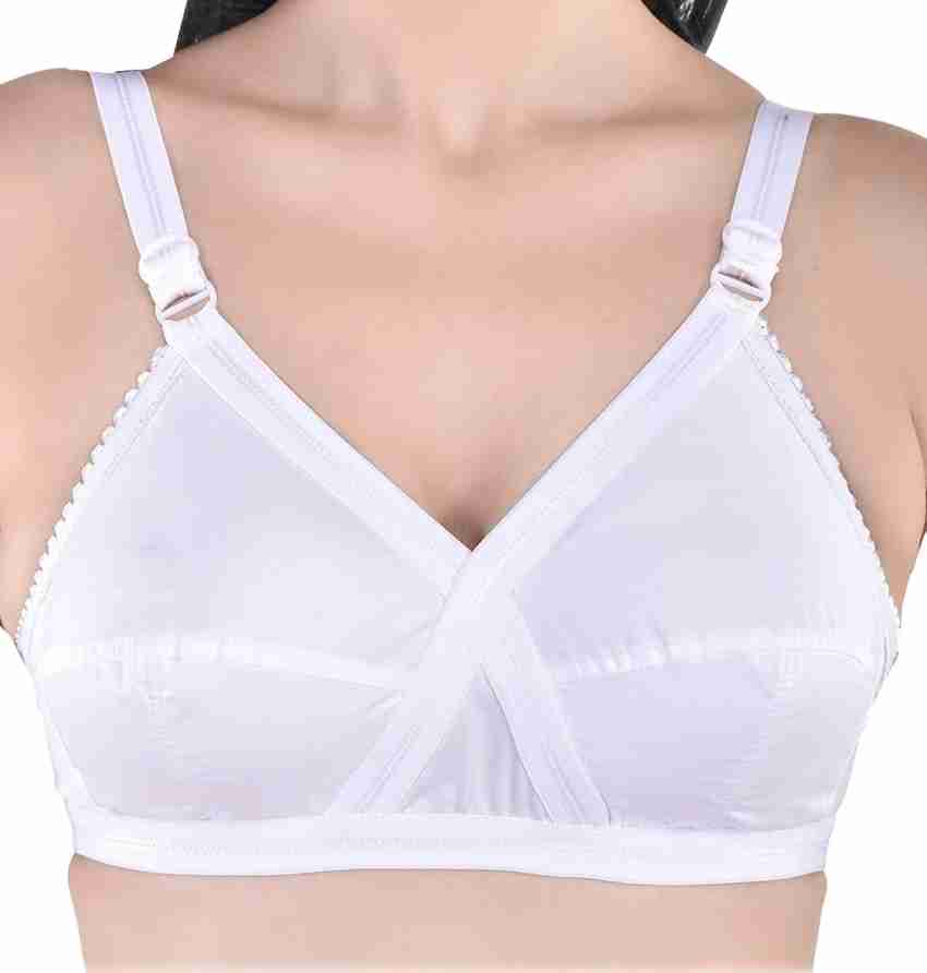 Lady One Double layered bra Women Full Coverage Non Padded Bra - Buy Lady  One Double layered bra Women Full Coverage Non Padded Bra Online at Best  Prices in India