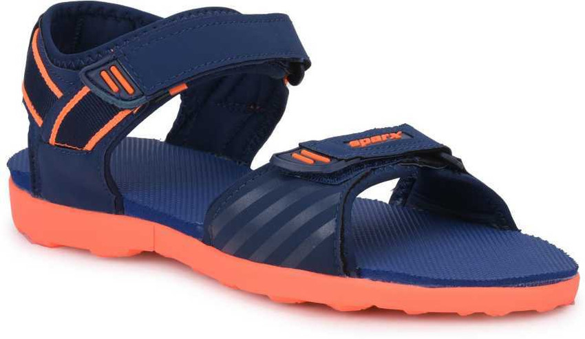 Sparx navy sales blue orange sandals