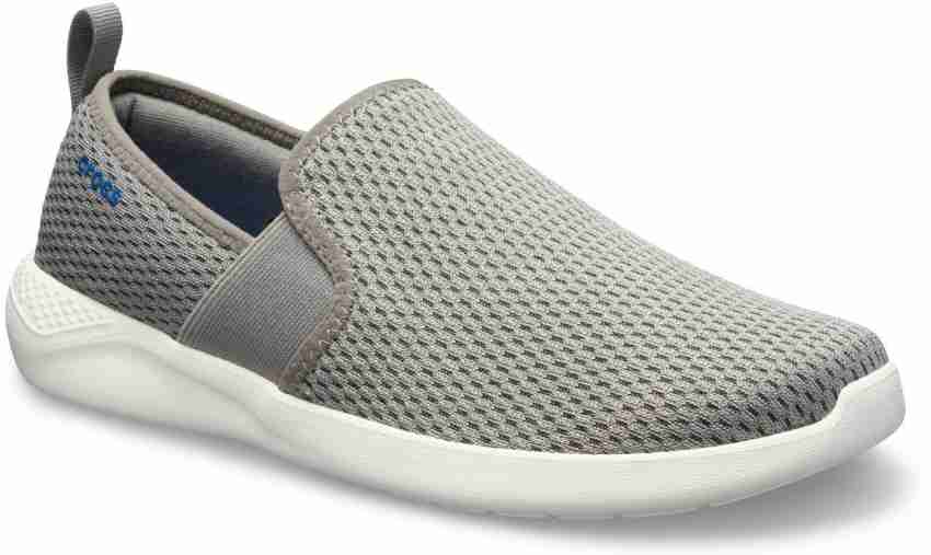 crocs men's literide mesh slip on