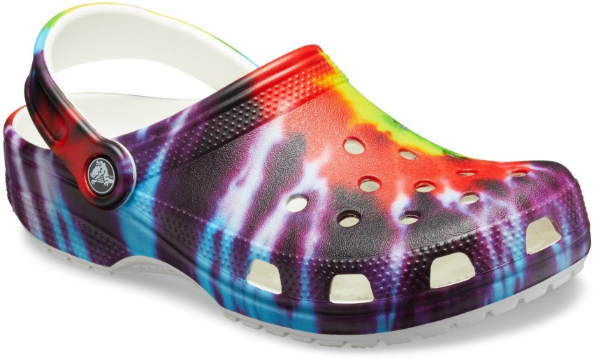 Tie dye crocs store womens