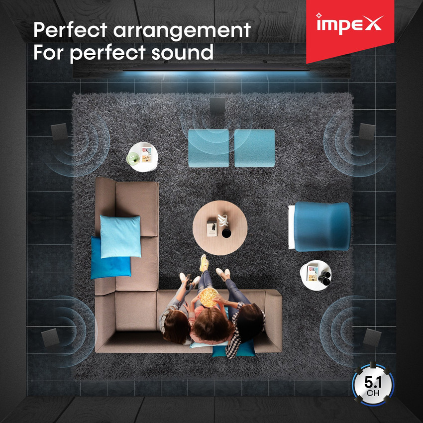Impex fusion shop 5.1 speaker system