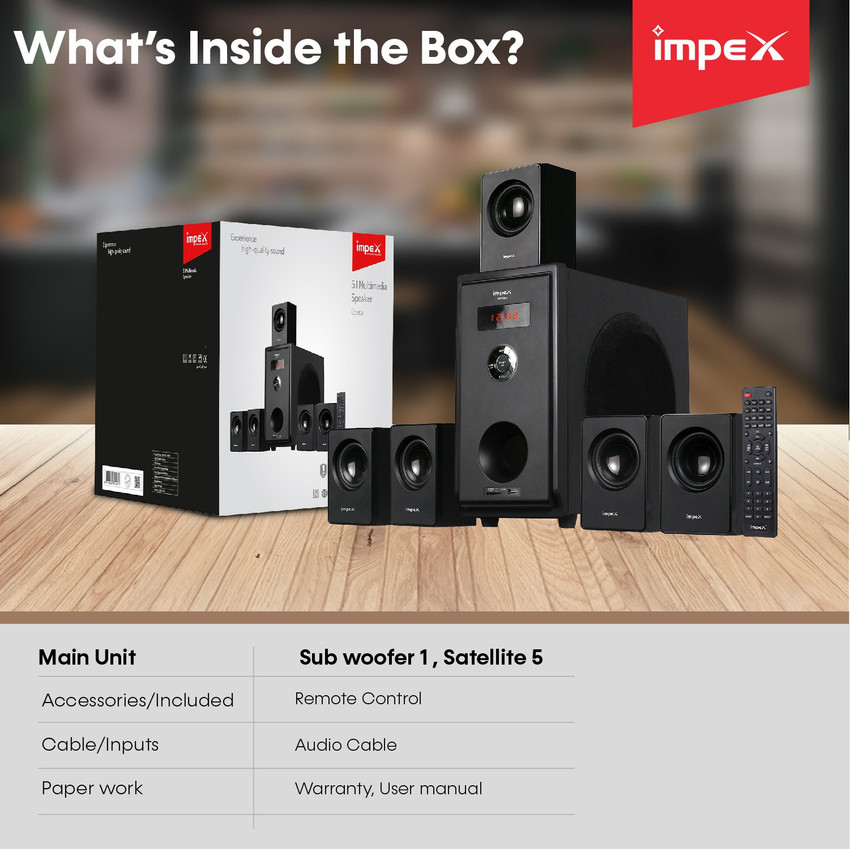 Buy IMPEX OPERA 45 W Bluetooth Home Theatre Online from Flipkart