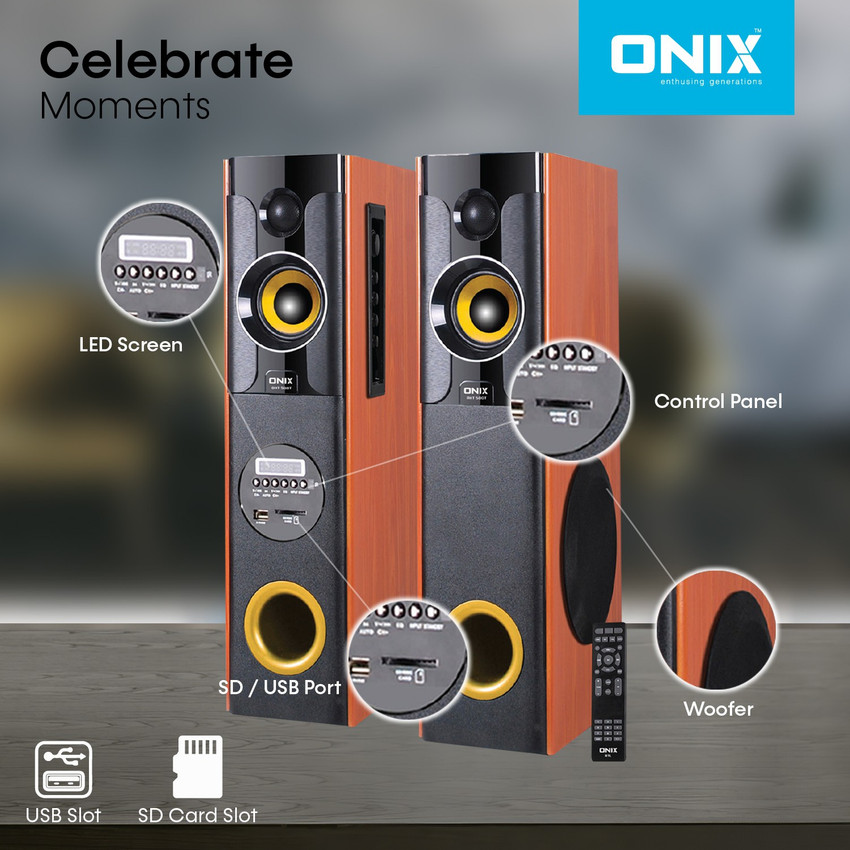 Onix tower hot sale speakers