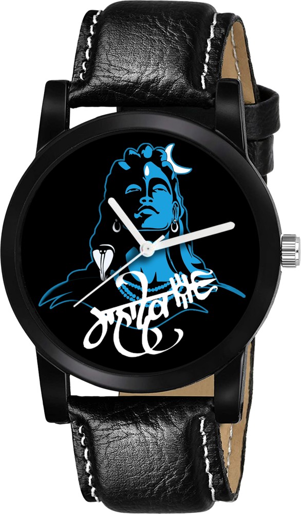 Fastdeals Mahadev Mahakal Lord Shiva Analog Watch - For Men