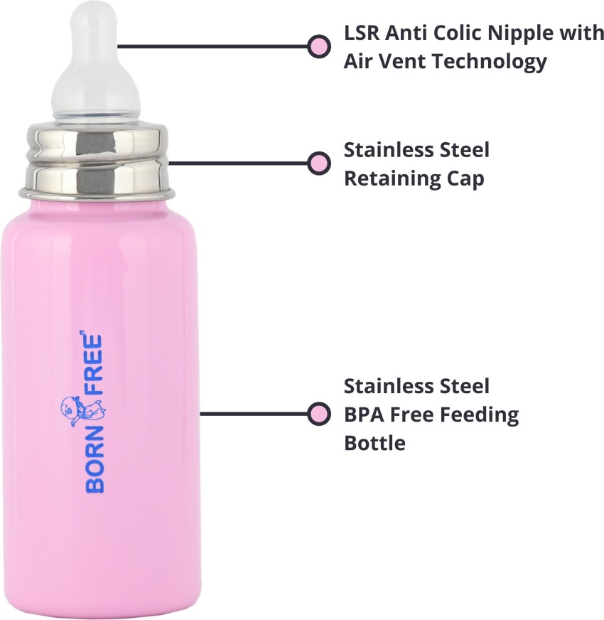 Kid Kanteen BPA-free Stainless Steel Baby Bottle - FREE SHIPPING