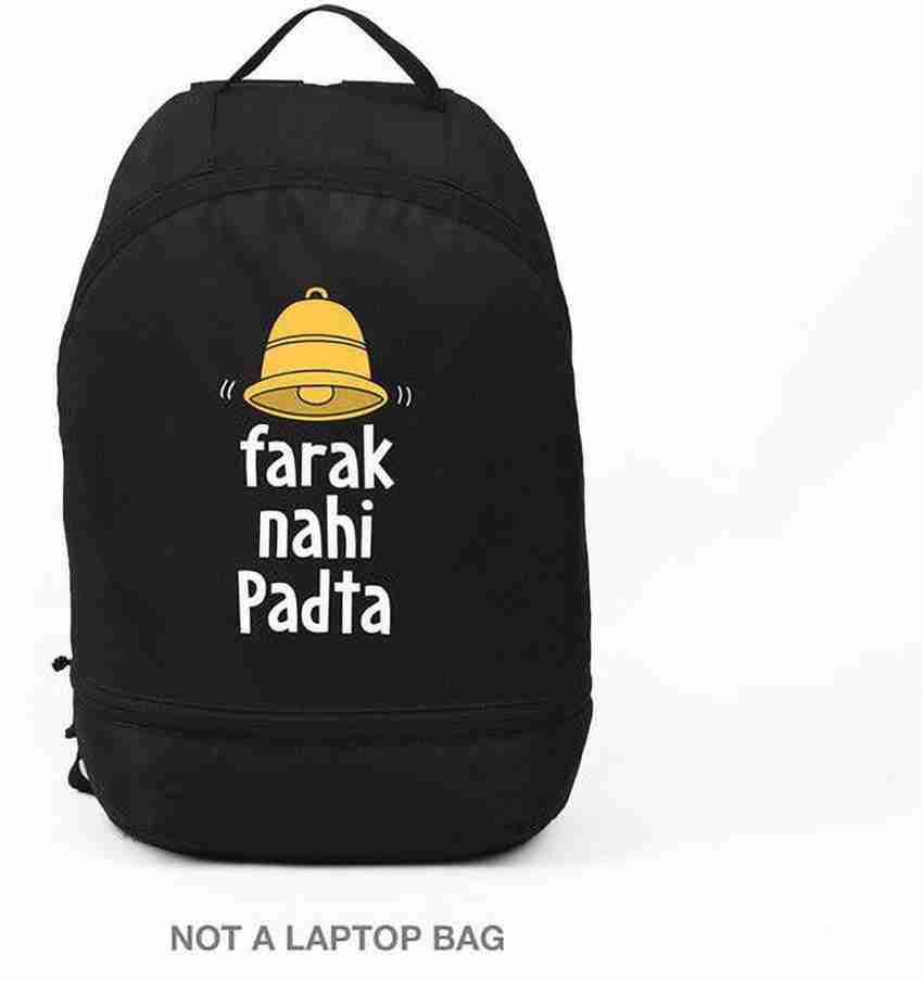 BEWAKOOF Farak Nahi Padta 2.5 L Backpack BLACK 01 Price in India