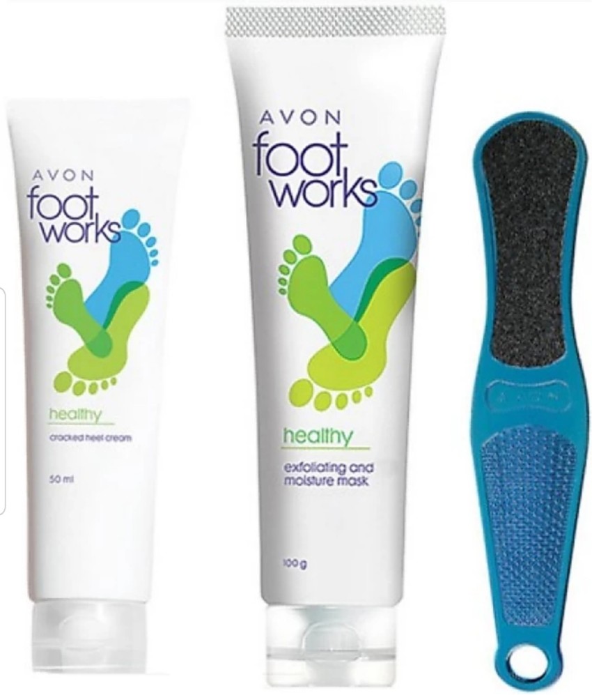 Avon Foot Works Cracked Heel Treatment - Restoring Cream for Cracked Heels  | Makeup.uk