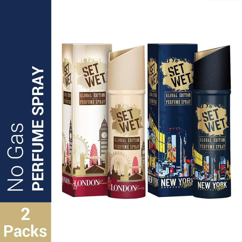 SET WET Global Edition London Luxury and New York Nights Perfume