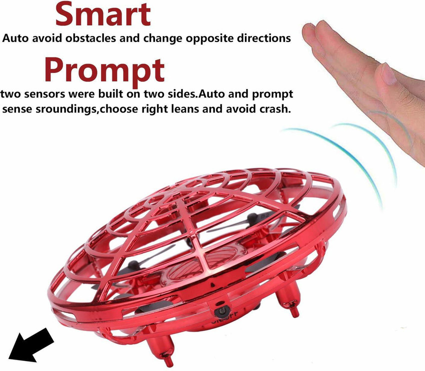 Gravity defying top flying ufo toy