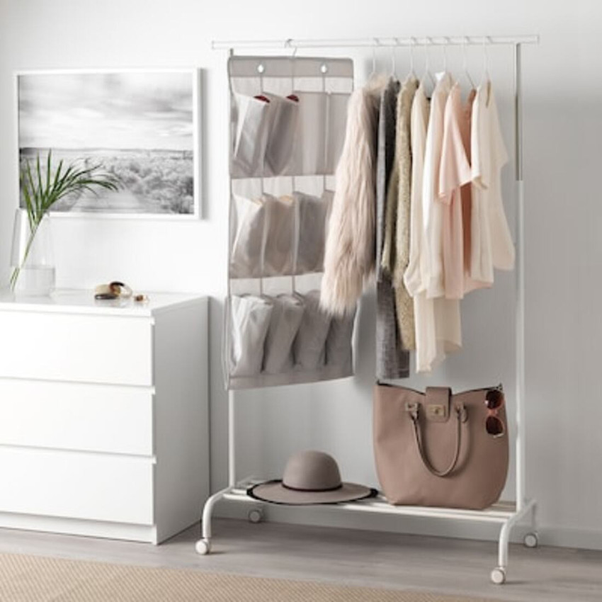 IKEA Hanging shoe organiser w 16 pockets white grey 51x140 cm 20 1 8x55 1 8 Accessories Organizer Price in India Buy IKEA Hanging shoe organiser w 16 pockets white grey 51x140 cm 20
