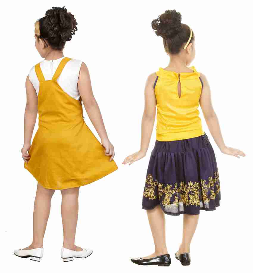 smartbazar Girls Party(Festive) Top Dungaree, Skirt Price in India - Buy  smartbazar Girls Party(Festive) Top Dungaree, Skirt online at