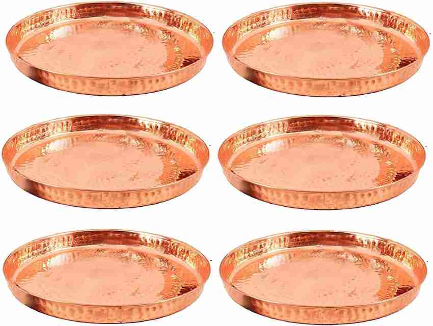 IndianArtVilla Brass Plate 13 Inch Diameter Dinner Plate Price in India -  Buy IndianArtVilla Brass Plate 13 Inch Diameter Dinner Plate online at