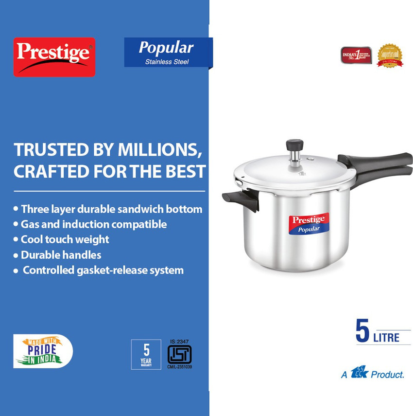 Prestige 5lit cooker best sale