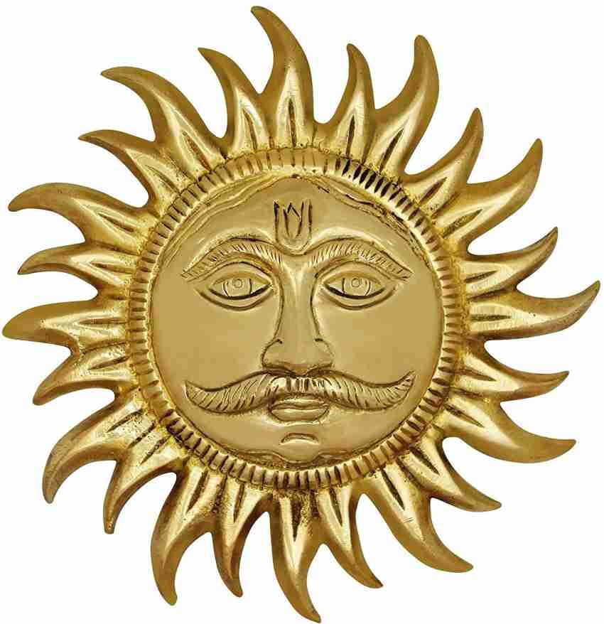 ASTRUMS Brass Statue of Sun Face Metal Wall Hanging Showpiece Article for  Home Décor Decorative Showpiece - 18 cm Price in India - Buy ASTRUMS Brass  Statue of Sun Face Metal Wall