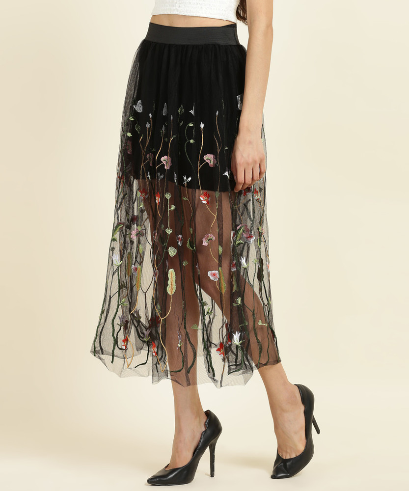 FOREVER 21 Embroidered Women Regular Black Skirt Buy FOREVER 21 Embroidered Women Regular Black Skirt Online at Best Prices in India Flipkart