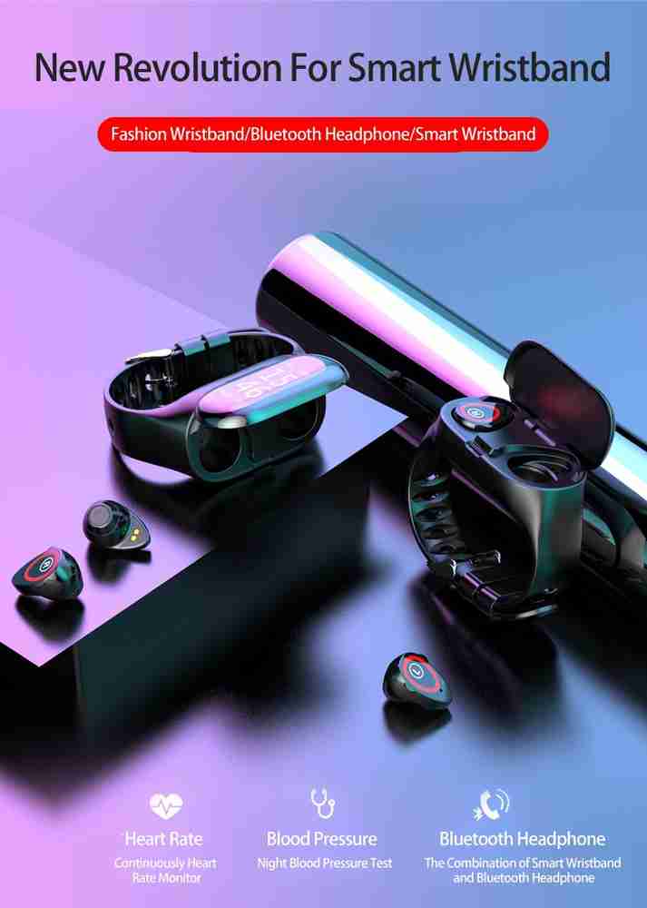 M1 ai smart deals watch with bluetooth earphones