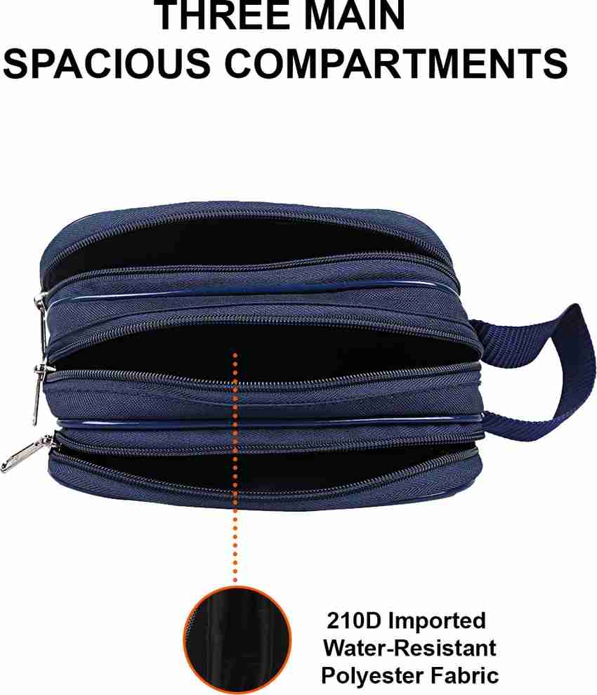 3 compartment sales makeup bag
