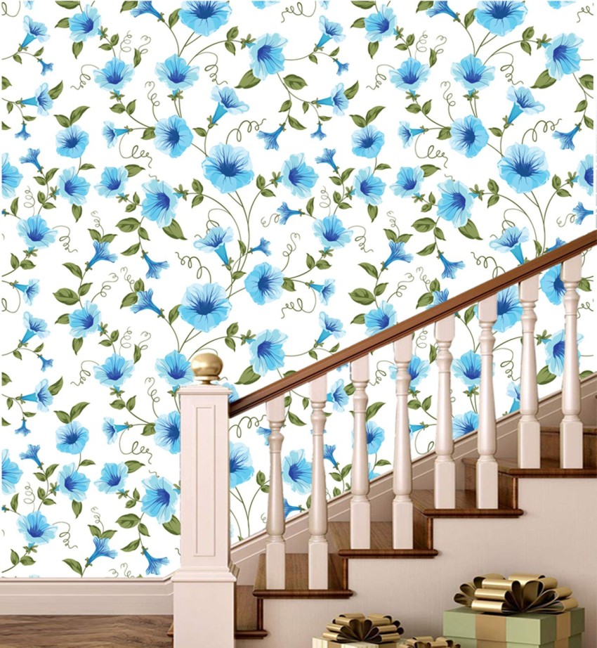 Chesapeake 311524481 Cyrus Floral Wallpaper Blue  Amazonin Home  Improvement