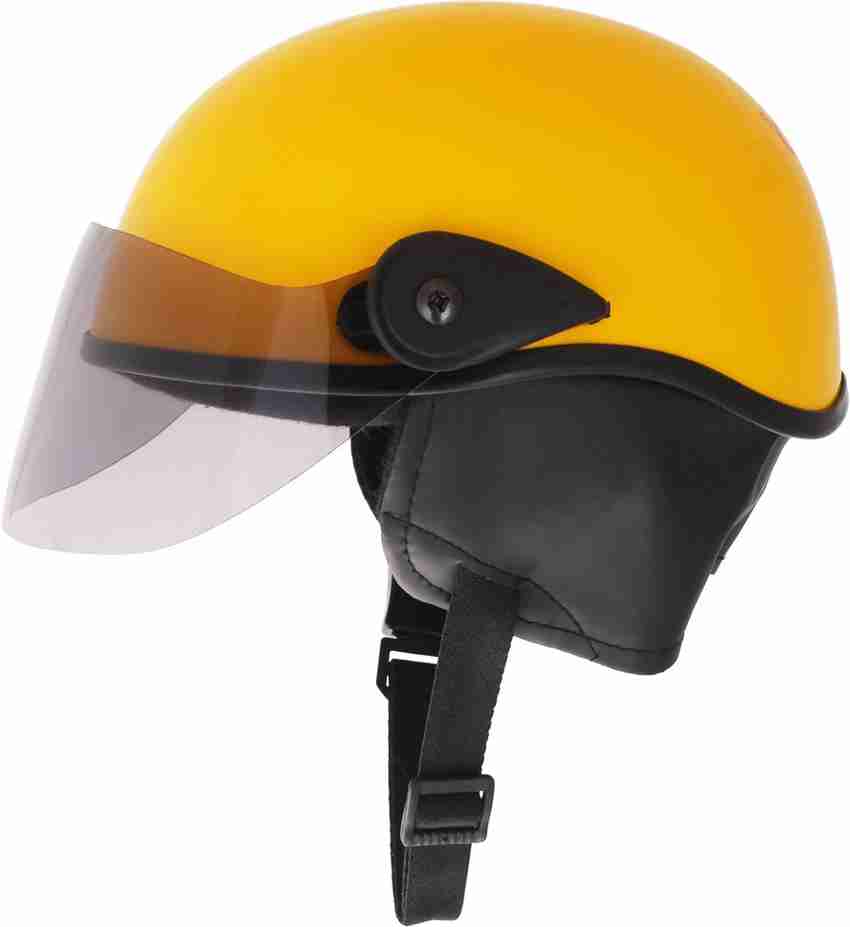Yellow half helmet outlet