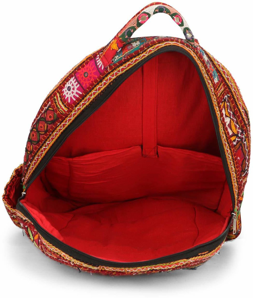 LONGING TO BUY Men Women Cotton Backpack Casual Laptop Bag for