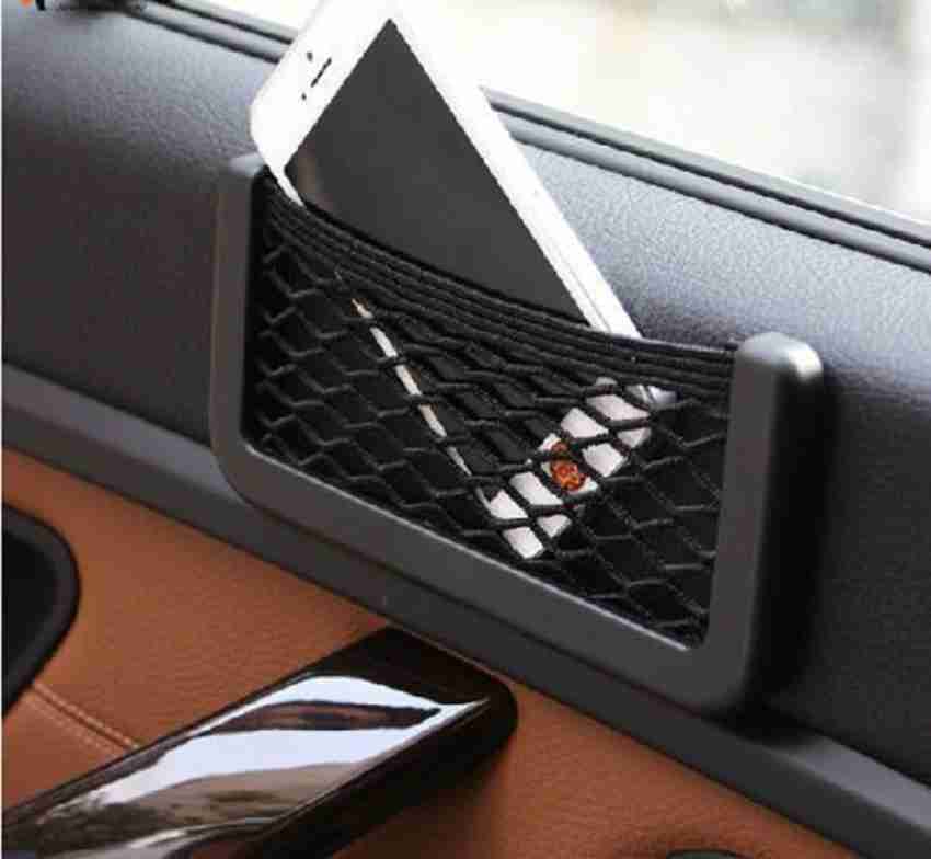 guruji system Universal Car Net Holder Phone Holder Pocket Organizer String Bag Mobile Stand Car Storage Bag Price in India Buy guruji system Universal Car Net Holder Phone Holder Pocket Organizer