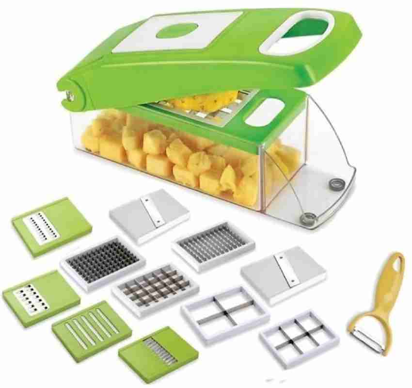 12 in 1 Multi-Purpose Vegetable and Fruit Chopper, Fruit Grater, Slicer  Dicer