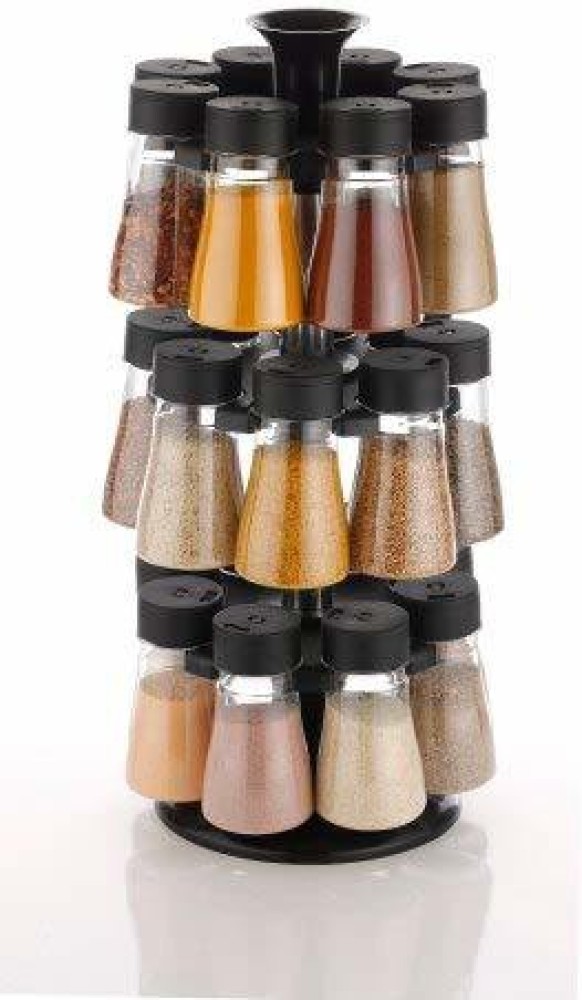 New Multipurpose Plastic Big Revolving Spice Rack 16 in 1/ Masala/Spice  Rack Set