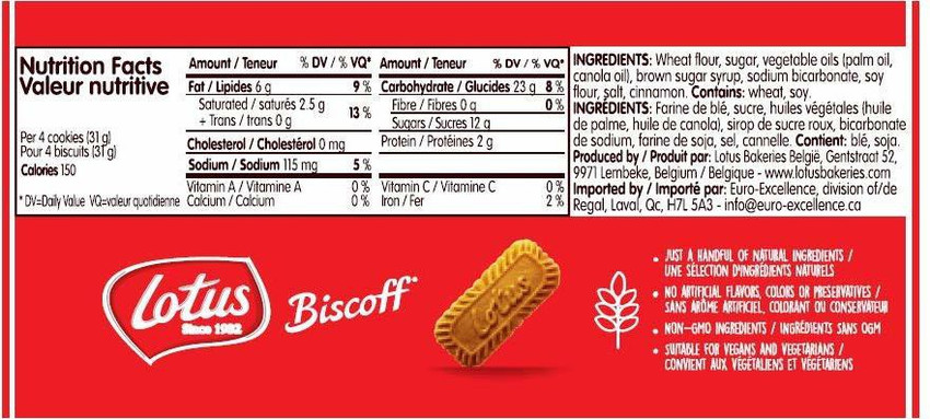 Lotus Biscoff The Original Caramelised Biscuit Packet Plain Price