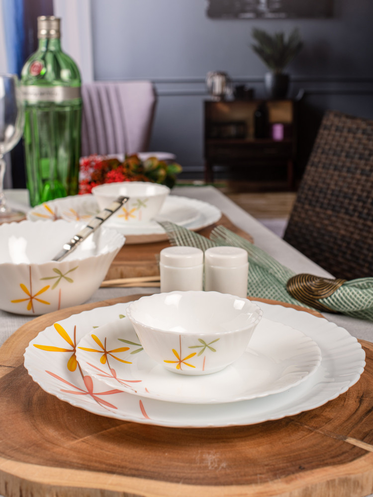 LAOPALA Pack of 12 Opalware Dinner Set Price in India Buy LAOPALA Pack of 12 Opalware Dinner Set online at Flipkart