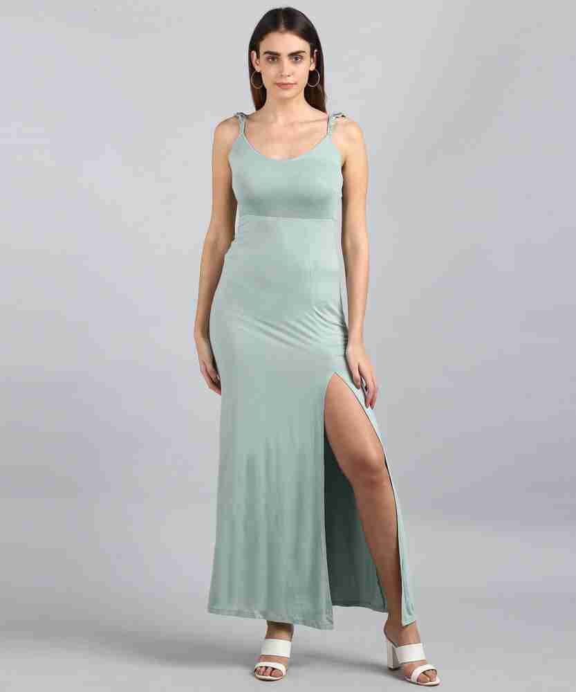 Forever 21 hotsell green maxi dress