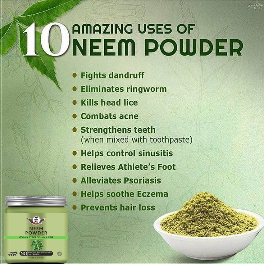 Neem face powder hot sale