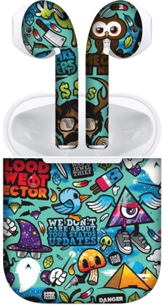 OggyBaba Apple Airpods Pro, MArvel Sticker Mobile Skin Price in