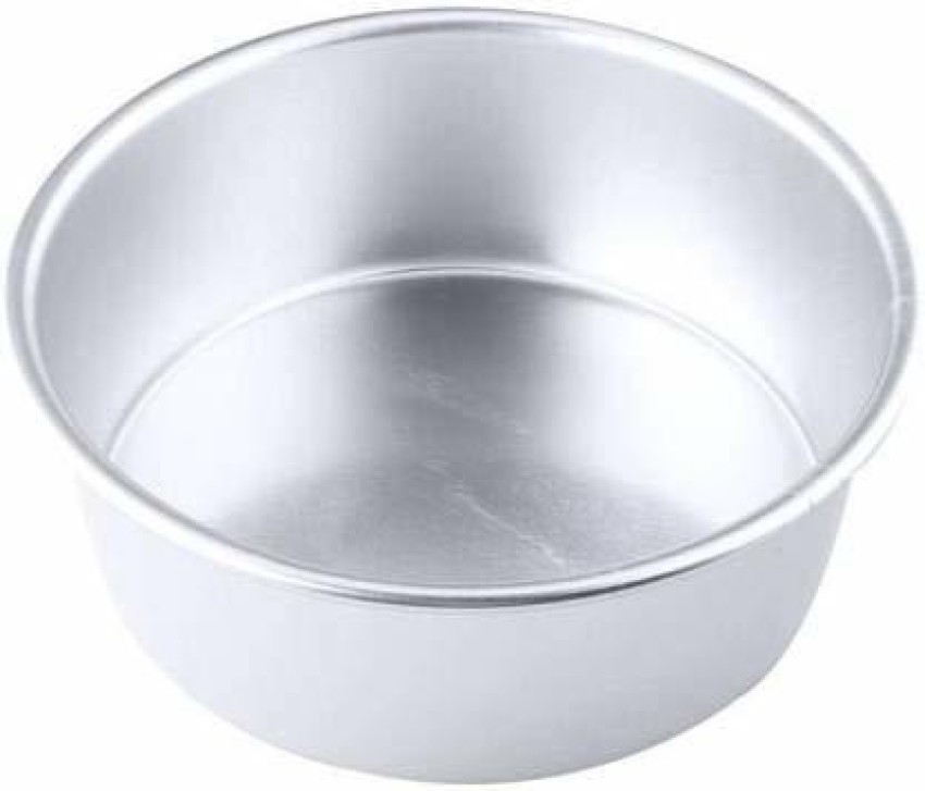 Buy Aluminium Cake Tin Mold - Heavy Duty - Round - 6 inches online in India  at best price