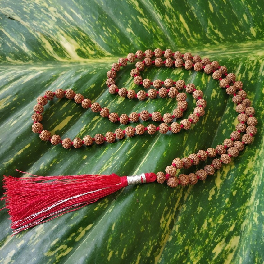 Round Brown Hindu Prayer Beads Mala at Rs 80/piece in Rishikesh