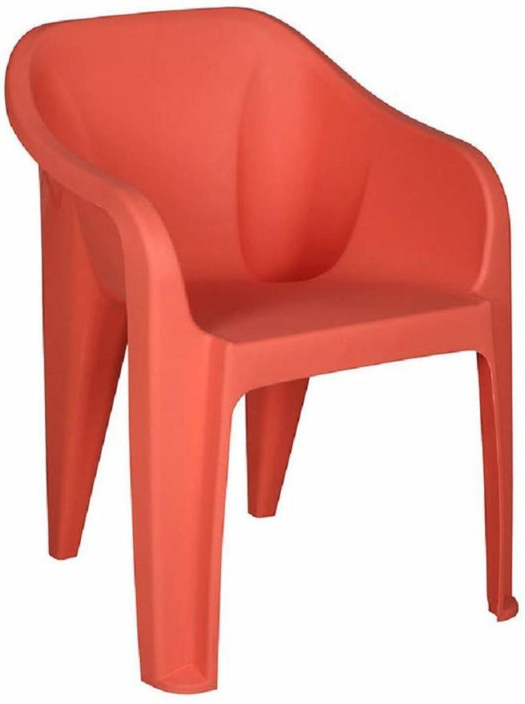 Nilkamal Nilkamal Chairs Eeezy Peach Plastic Cafeteria Chair