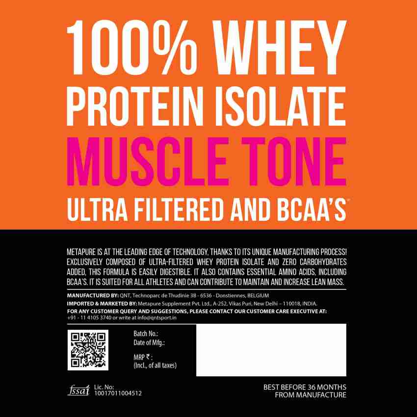 Metapure Whey Protein Isolate: Purity & Performance!