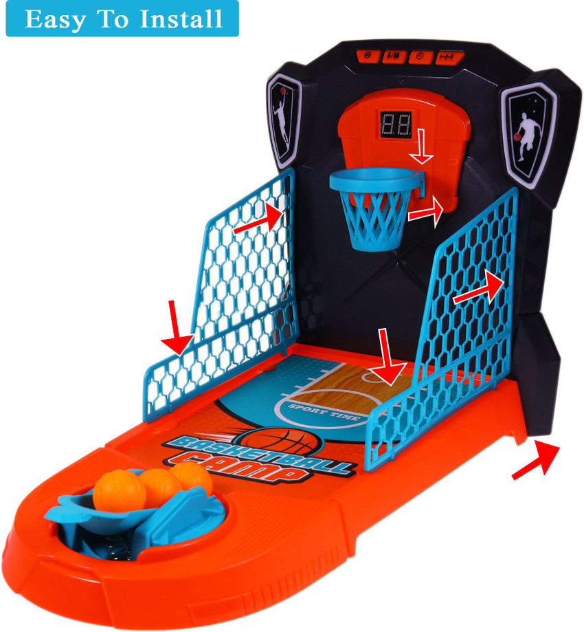 Buy Two Player Desktop Basketball Game Classic Arcade Games Basket Ball  Shootout Table Top Toy Online at Low Prices in India 