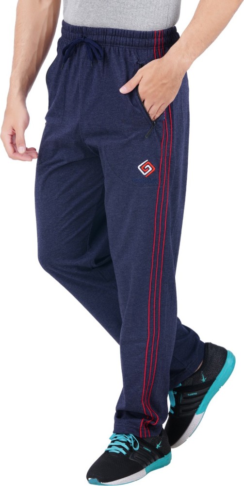 Buy Dark Blue Cotton Solid Regular Track Pants  Lowest price in India  GlowRoad