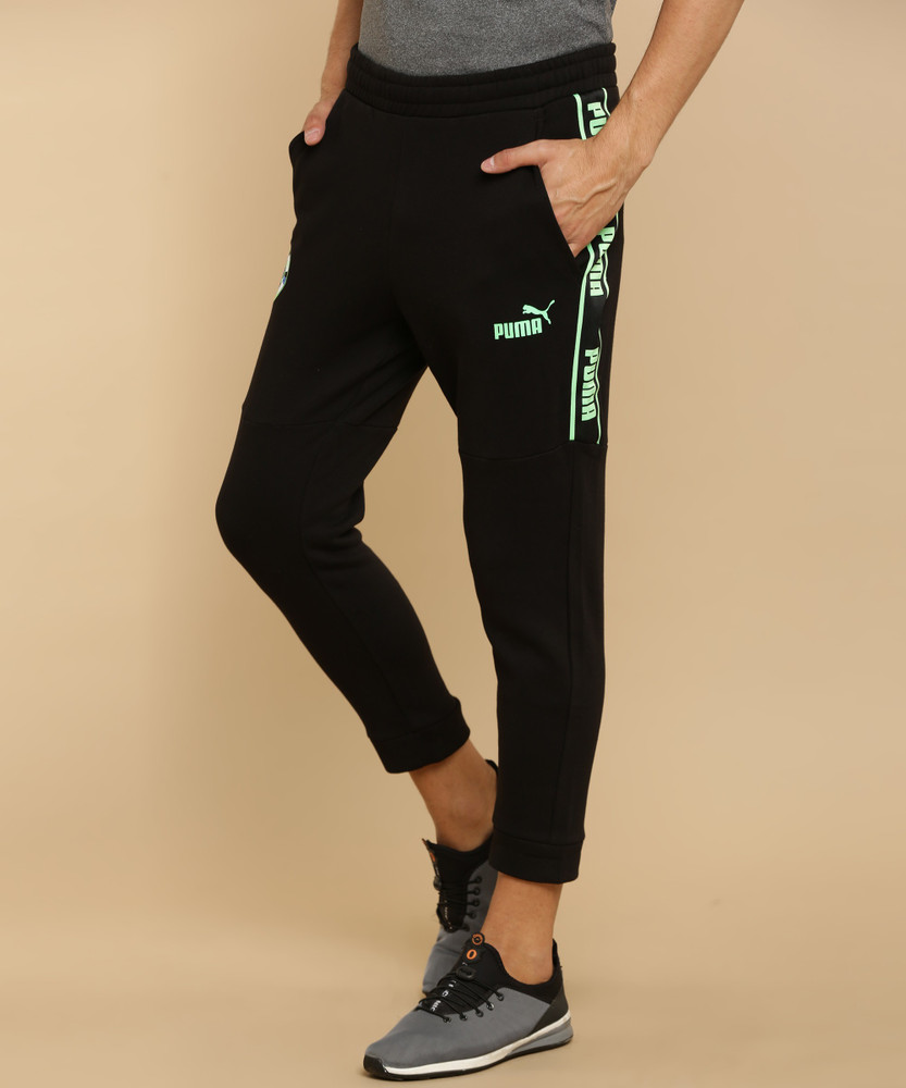 Puma football joggers in black sales