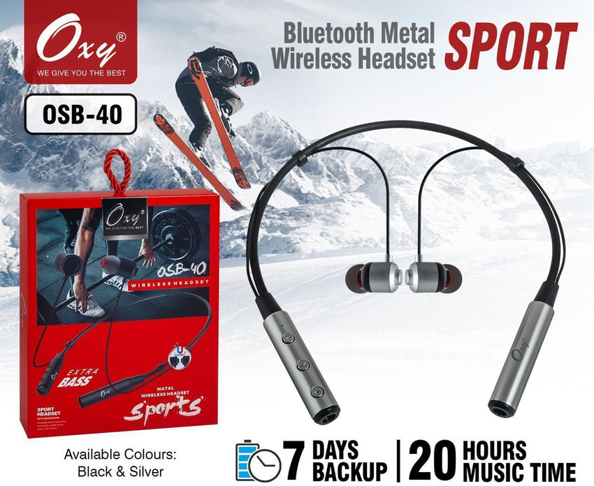 oxy OSB 40 HEADPHONE PACK OF 1 Bluetooth Headset Price in